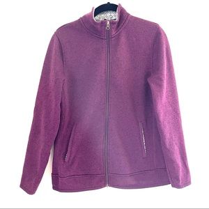 Eddie Bauer Fleece Lined Knit Mid Layer